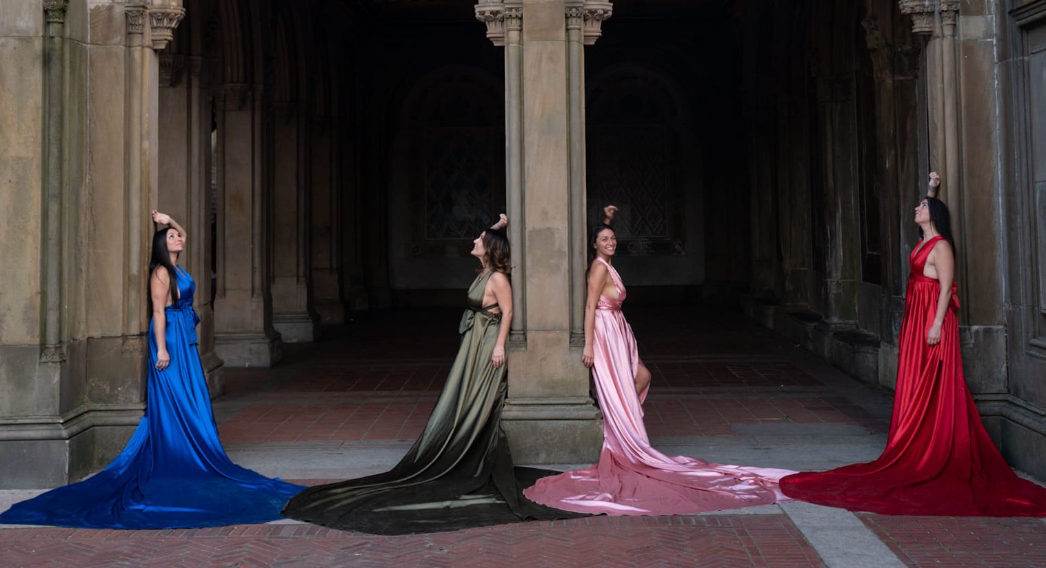 Flying dresses in Central Park 01