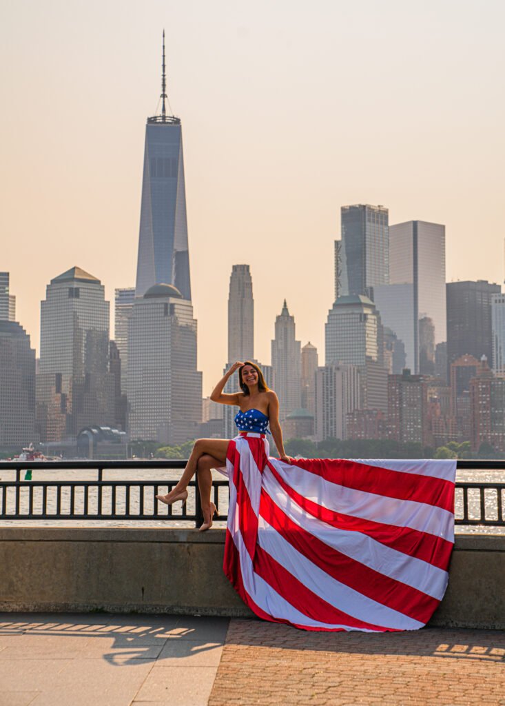 Flying Dresses New York USA flag