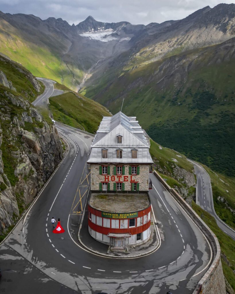 Switzerland flag flying dress